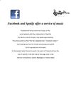 ARTCULO "Facebook and Spotify "