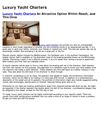 Luxury Yacht Charters