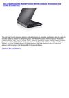 Computers & Accessories - Dell Mobile Precision M4500 Computer Workstation (Intel CORE I5 320GB4GB)