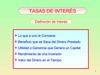 FORMULAS TASAS DE INTERES
