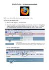La barre personnalisée dans Firefox