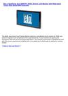 Computers & Accessories - ELO E666761 2639L 26-Inch LCD Monitor with Wide Intelli Touch Dual SerialUSB Controller