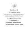 TRABAJO DE METODOS DE INVESTIGACION (las drogas en mexico)