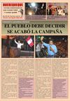 El pueblo quedó en cuarentena electoral. SE ACABÓ LA CAMPAÑA.