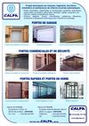 Catalogue portes, clotures et équipements industriels CALPA LaPalma Tenerife Maroc