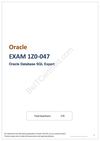 BeITCertified Oracle Free Download Actual 1Z0-047 exam questions dumps as PDF