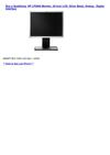 Computers & Accessories - HP LP2065 Monitor, 20 Inch LCD, Silver Bezel, Analog - Digital Interface