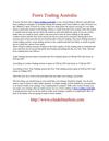 Forex Trading Australia