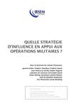 IRSEM : Quelle stratégie d'influence en appui aux opérations militaires ?