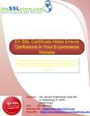 EV SSL Certificate helps ensure confidence in your e-commerce website