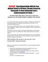 Cure Hemorrhoids - With An Easy Method Safely in 48 Hours
