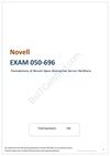 BeITCertified Novell Free Download Actual 050-696 exam questions dumps as PDF