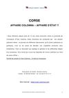 Document de synthèse sur l'affaire Yvan Colonna.