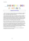 die kunst des Porträts