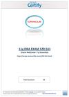Free ORACLE 1Z0-541 Practice Test