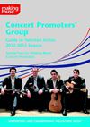 Concert Promoters' Group Brochure 2012/2013