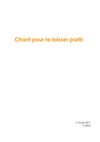 chant pour te laisser partir