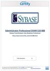 Free SYBASE 510-888 Practice Test