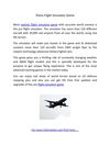 Plane Flight Simulator Game