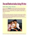 Dos and Don’ts of online dating 50 sites