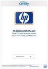 Free HP HP2-Z14 Practice Test
