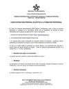 Terminos de referencia para la contratacion de administrativos - Segundo semestre 2011