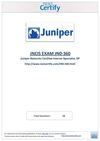 Free JUNIPER JN0-360 Practice Test
