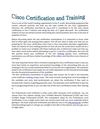 Cisco Certification and Training