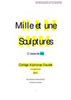 Mille et une Sculptures 4è2 STRENTZ Muriel 2011
