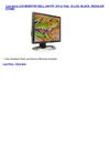 Computers & Accessories - LCD MONITOR DELL,1801FP, DVI & VGA, 18 LCD, BLACK, REGULAR STAND