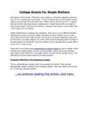 College Grants For Single Mothers