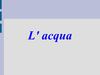 filastrocca acqua