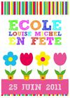 Fête école Louise michel 25 juin, l'affiche par Fabrice Latouche