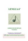 Lengua de 6º. Actividades para vacaciones