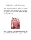 Fashion 2011 Trend: Flower Prints