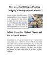 How a Medical Billing and Coding Company Can Help Increase Returns