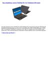 Computers & Accessories - Lenovo ThinkPad T61 15.4 Notebook (Off-Lease)