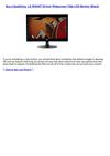 Computers & Accessories - LG W2040T 20-Inch Widescreen 720p LCD Monitor (Black)