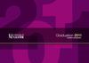 Summer Graduation 2011 Souvenir Booklet - University of Ulster, Northern Ireland