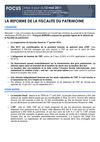 Focus Réforme de la fiscalité du patrimoine MAJ
