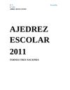 AJEDREZ 2011-TORNEO TRES NACIONES