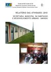 RELATÓRIO 2010 DA SMHADU