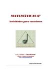 Actividades de verano de matemáticas