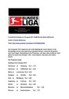 Fussball Bundesliga ab 5.August 2011 SelMcKenzie Selzer-McKenzie