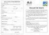fiche d'inscription et fiche sanitaire accueil pays d'Alby