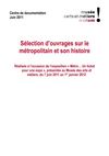 Bibliographie sur l'histoire du métro, 2