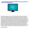 Computers & Accessories - NEC Display Solutions AS191WM-BK 19-Inch 5ms 250 cdm2 1000_1 Widescreen LCD Monitor (Black)