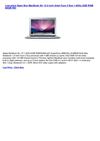 Computers & Accessories - Open Box MacBook Air 13.3 inch (Intel Core 2 Duo 1.6Ghz 2GB RAM 80GB HD)