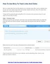 How To Use Bit.ly To Track Links And Clicks