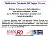 2011-07-05 pr-sentation FO P-nibilit- du parcours professionnel 5-6 juillet 2011